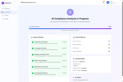 Instant Compliance Scan Preview